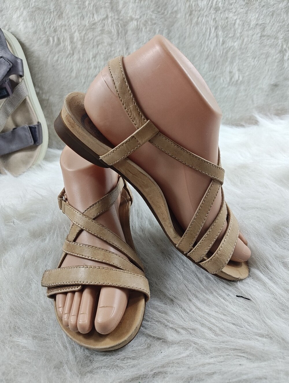 ECCO + ABEO + EuroSoft by Sofft Gray Silver Brown Comfort Sandals Bundle Women's - Picture 6 of 8